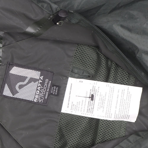 Regatta Men's Green 3XL Waterproof Hooded Windbreaker Jacket