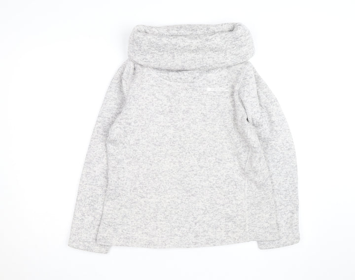 Mountain Warehouse Womens Grey Cowl Neck Long Sleeve Pullover Jumper Size 12