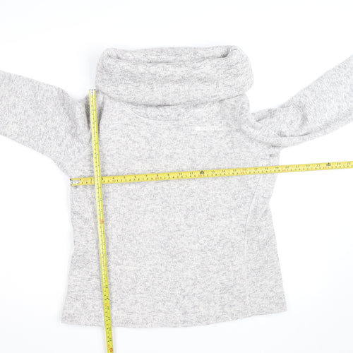 Mountain Warehouse Womens Grey Cowl Neck Long Sleeve Pullover Jumper Size 12