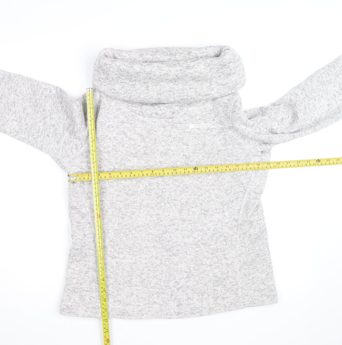 Mountain Warehouse Womens Grey Cowl Neck Long Sleeve Pullover Jumper Size 12