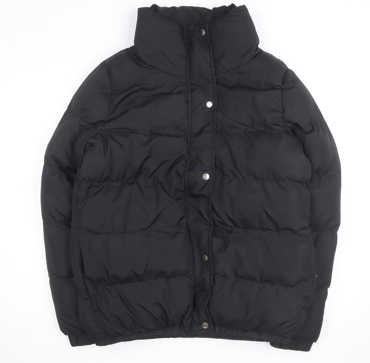 Brave Soul Women’s Black Puffer Jacket Size 14 Winter Coat