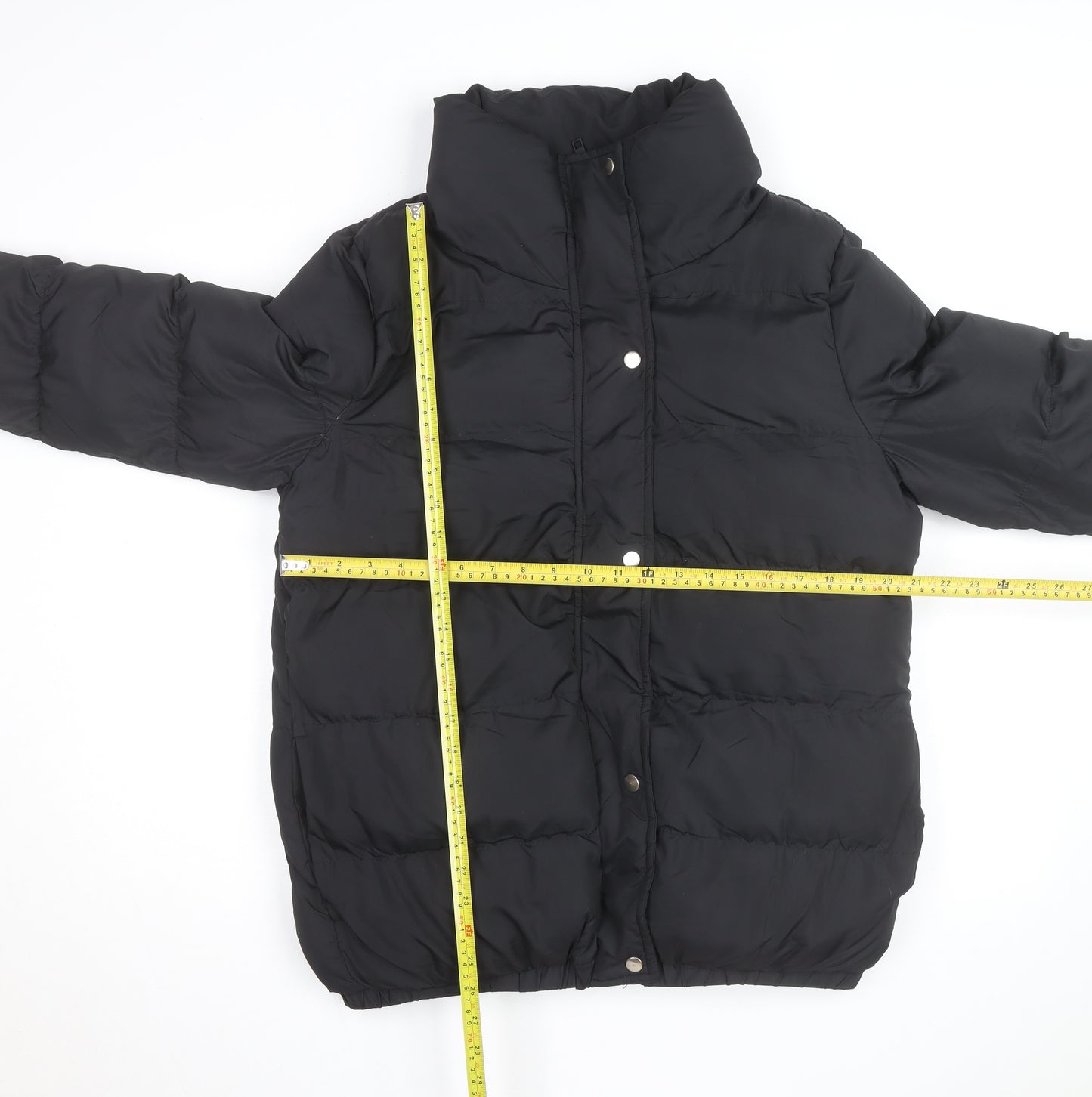 Brave Soul Women’s Black Puffer Jacket Size 14 Winter Coat