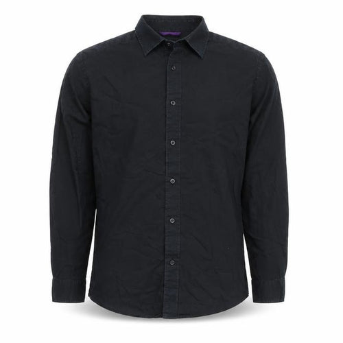 Gap Men’s Black Cotton Long Sleeve Button-Up Shirt Size L