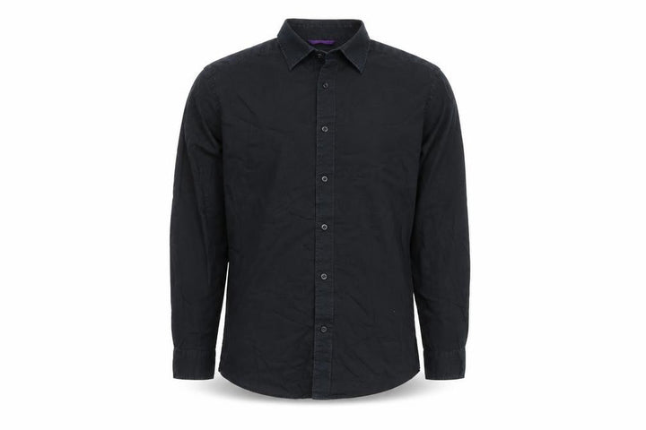 Gap Men’s Black Cotton Long Sleeve Button-Up Shirt Size L