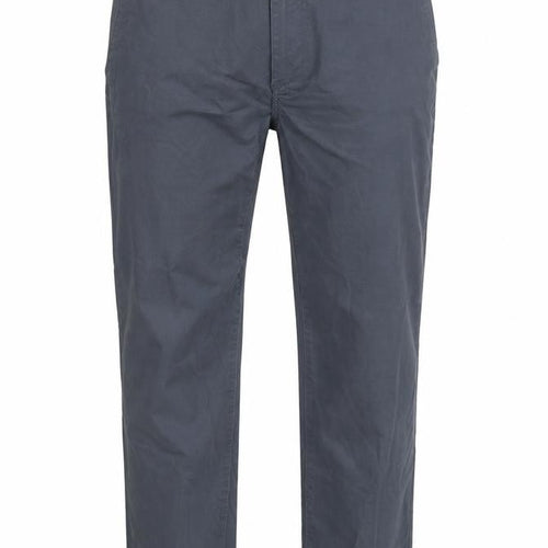 Marks and Spencer Mens Blue Chino Trousers 32W 33L Cotton Blend