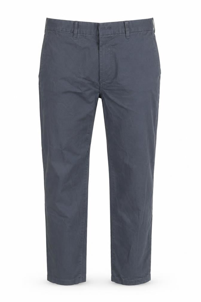Marks and Spencer Mens Blue Chino Trousers 32W 33L Cotton Blend