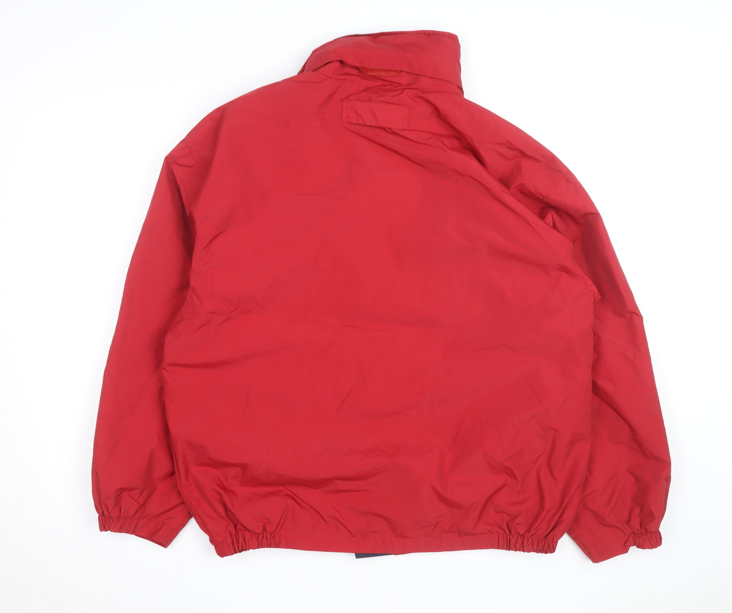Chaps Men's Red Polyamide Parka Jacket S Retro Outdoor Casual