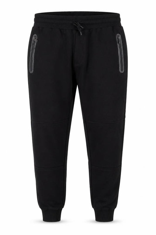 Aéropostale Men's Black XL Jogger Fleece Sweatpants with Zip Pockets