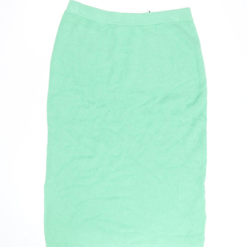 Marks and Spencer Women’s Green Knit Midi Pencil Skirt Size L