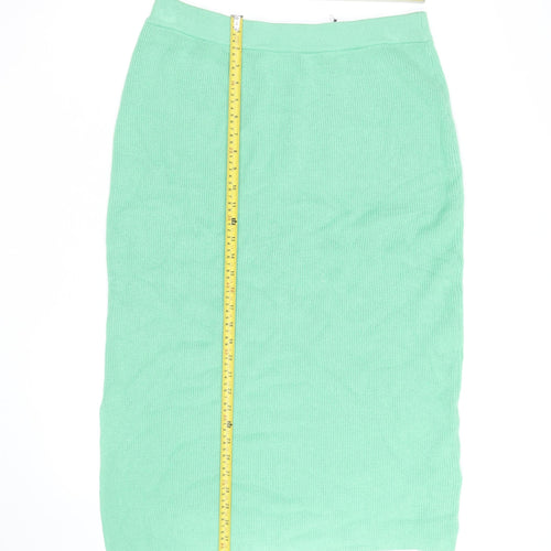 Marks and Spencer Women’s Green Knit Midi Pencil Skirt Size L