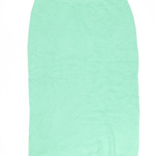 Marks and Spencer Women’s Green Knit Midi Pencil Skirt Size L