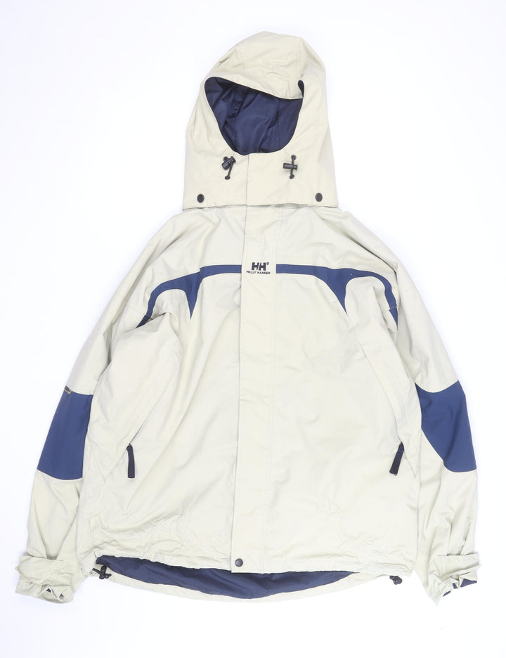 Helly Hansen Men's Beige Waterproof L Hooded Parka Jacket