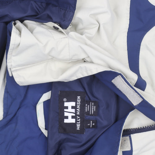 Helly Hansen Men's Beige Waterproof L Hooded Parka Jacket