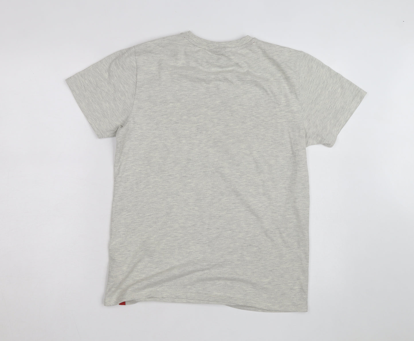 LFC Men's Grey Short Sleeve Crew Neck Graphic T-Shirt Size S