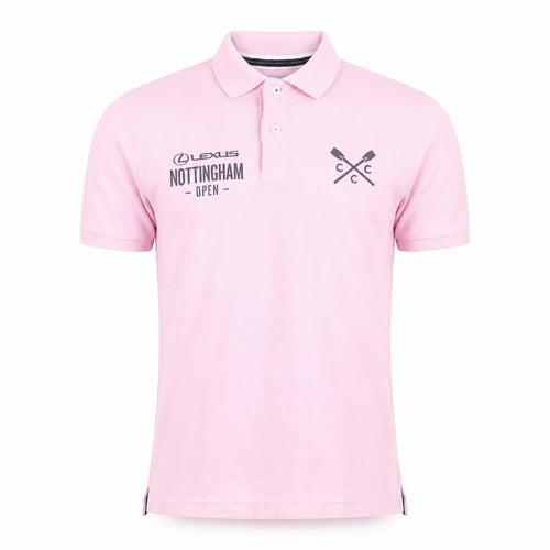 Crew Clothing Company Men's Pink XS Polo Shirt Nottingham Open