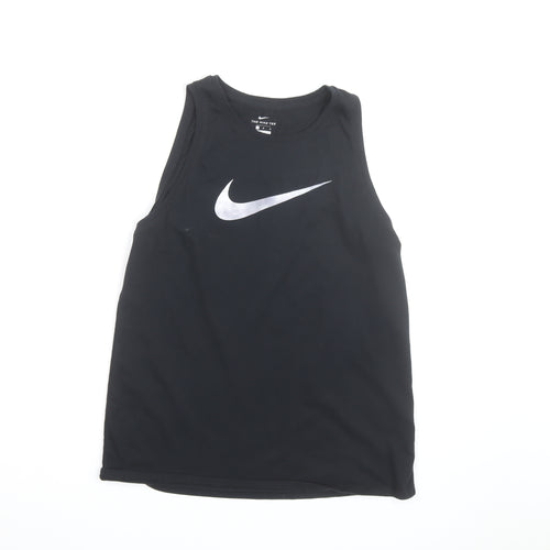 Nike Men's Black Dri-Fit Tank Top M Sports Vest Gym Activewear