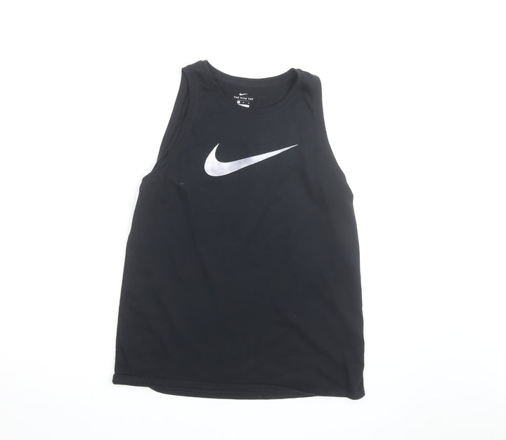 Nike Men's Black Dri-Fit Tank Top M Sports Vest Gym Activewear