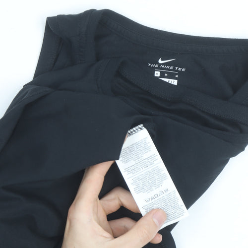 Nike Men's Black Dri-Fit Tank Top M Sports Vest Gym Activewear