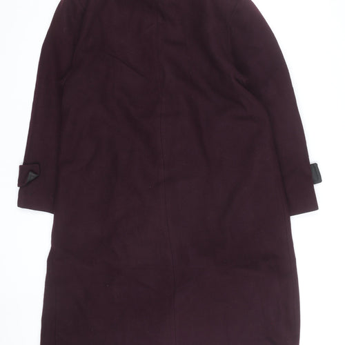 Stephanie McIntosh Women’s Purple Wool Overcoat Size 10 Long