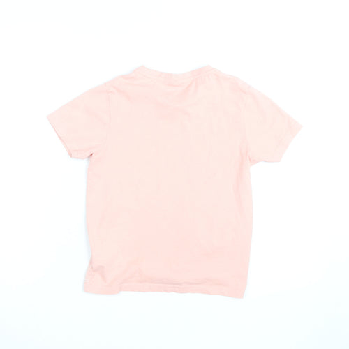 Slazenger Girls Pink Lightweight Cotton Logo T-Shirt 9-10 Years