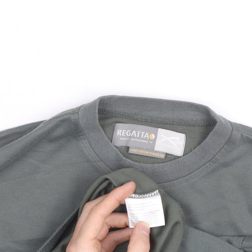 Regatta Men’s Green L Crew Neck Outdoor Quick Dry T-Shirt