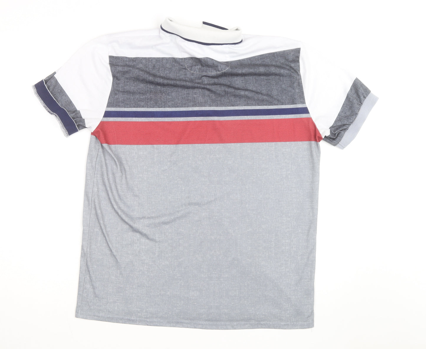 BOSS Mens Multicoloured 2XL Polo Shirt Cotton Blend Colourblock