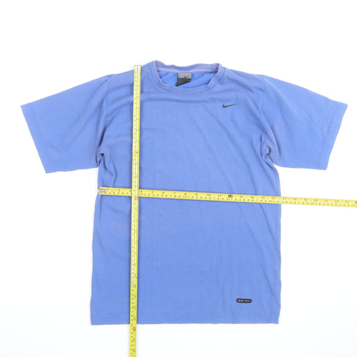 Nike Men's Blue Dri-FIT Short Sleeve Crew Neck T-Shirt XS