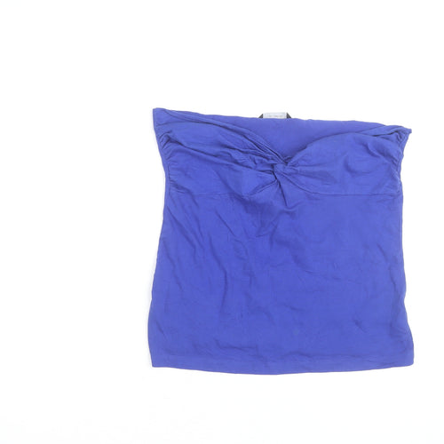 Dorothy Perkins Women's Blue Strapless Camisole Top Size 14