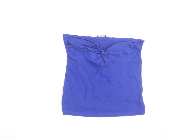Dorothy Perkins Women's Blue Strapless Camisole Top Size 14