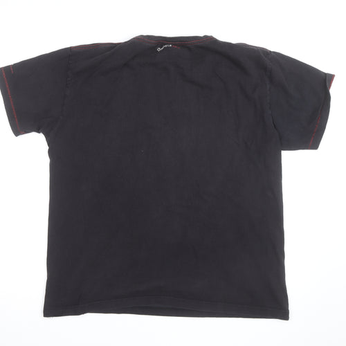INDYSTAR Men's Black XL Graphic Movie Retro Cotton T-Shirt