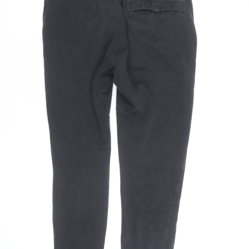 Nike Men's Black Fleece Jogger Trousers Size S Regular Fit