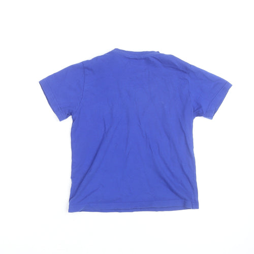 PlayStation Boys Blue Graphic T-Shirt 7-8 Years Short Sleeve Cotton