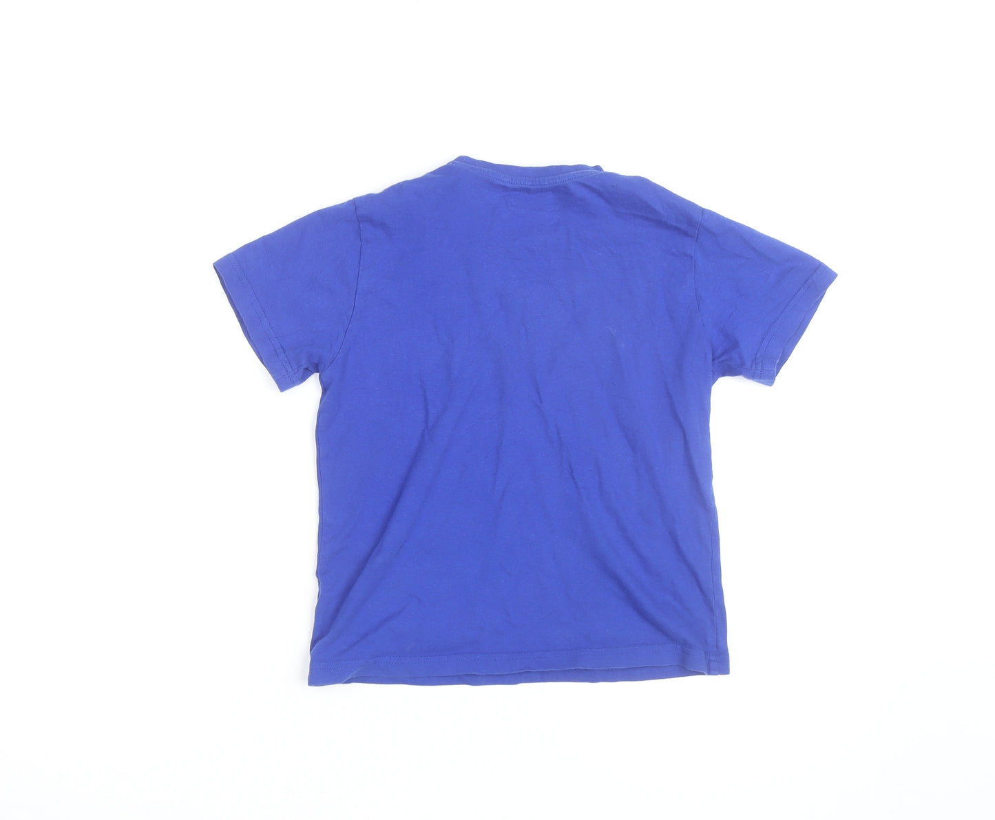 PlayStation Boys Blue Graphic T-Shirt 7-8 Years Short Sleeve Cotton