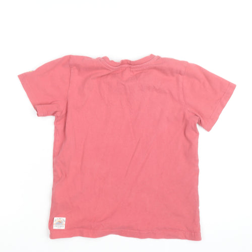 FatFace Girls Pink Sequin Bicycle Graphic T-Shirt 8-9 Years