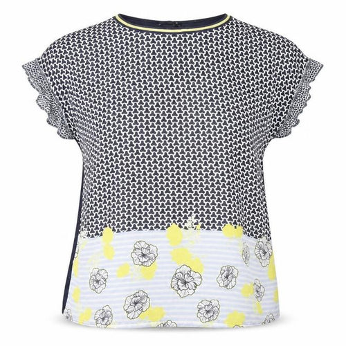 TR Womens Multicoloured Size 16 Tunic Blouse with Geometric and Floral Print