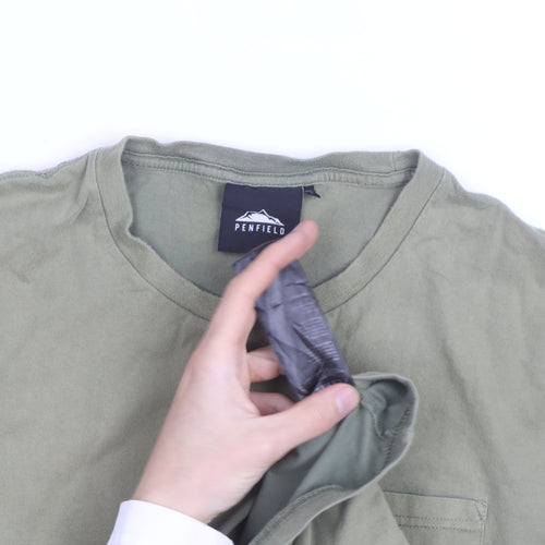 Penfield Men's Green Cotton Crew Neck Short Sleeve T-Shirt Size L
