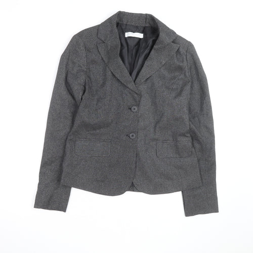 New York & Company Women’s Grey Blazer Jacket Size M Classic Workwear