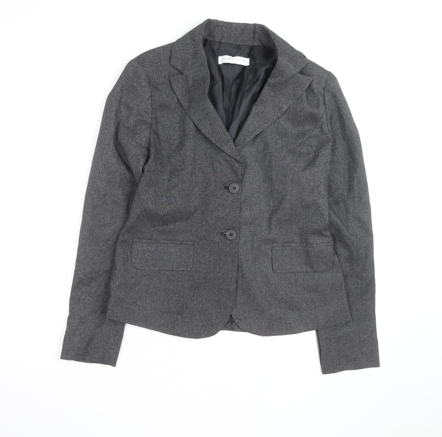 New York & Company Women’s Grey Blazer Jacket Size M Classic Workwear