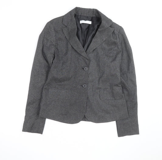 New York & Company Women’s Grey Blazer Jacket Size M Classic Workwear
