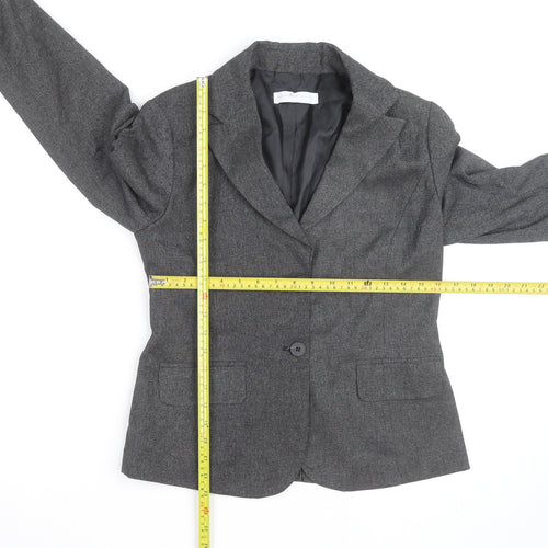 New York & Company Women’s Grey Blazer Jacket Size M Classic Workwear