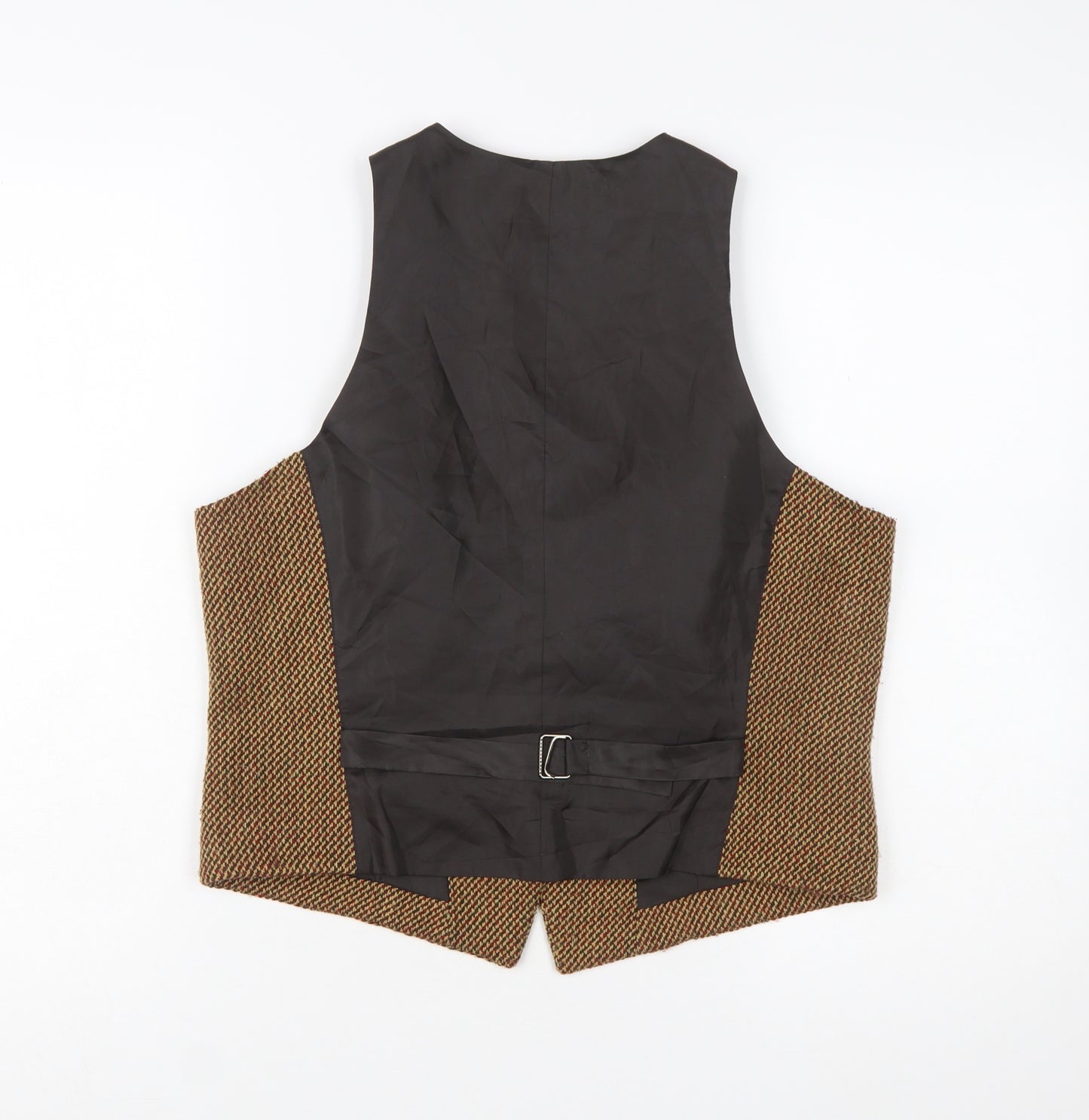 New York & Company Women's Brown Tweed Waistcoat Size 12 Classic Fit