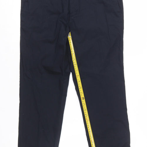 Farhi by Nicole Farhi Men's Blue 34R Slim Fit Chino Trousers