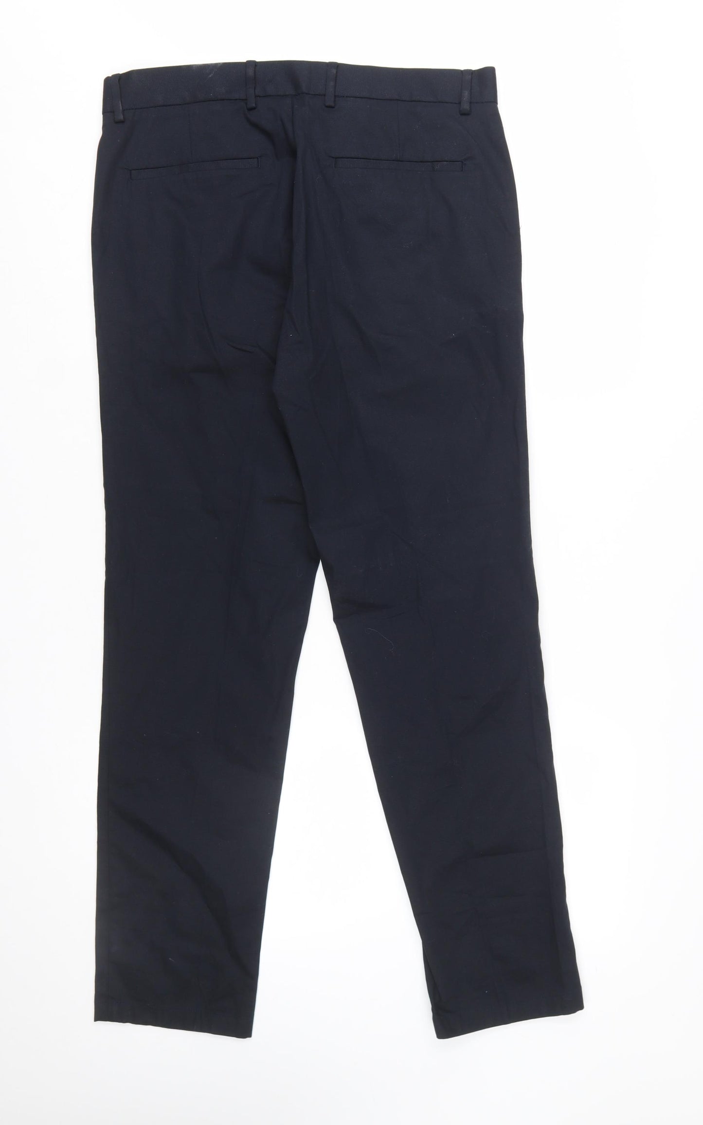 Farhi by Nicole Farhi Men's Blue 34R Slim Fit Chino Trousers