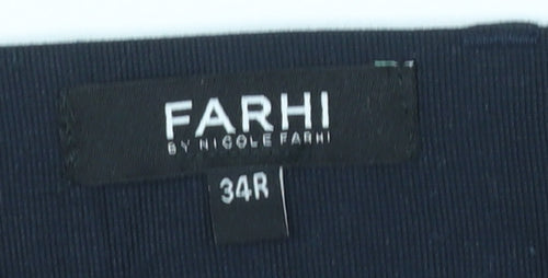 Farhi by Nicole Farhi Men's Blue 34R Slim Fit Chino Trousers