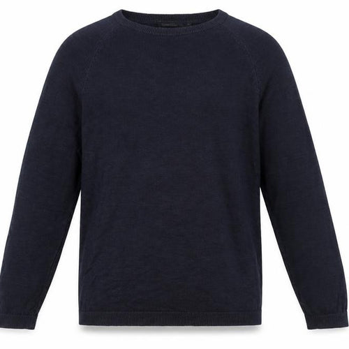 French Connection Men's Blue Cotton Crew Neck Pullover Jumper Size S