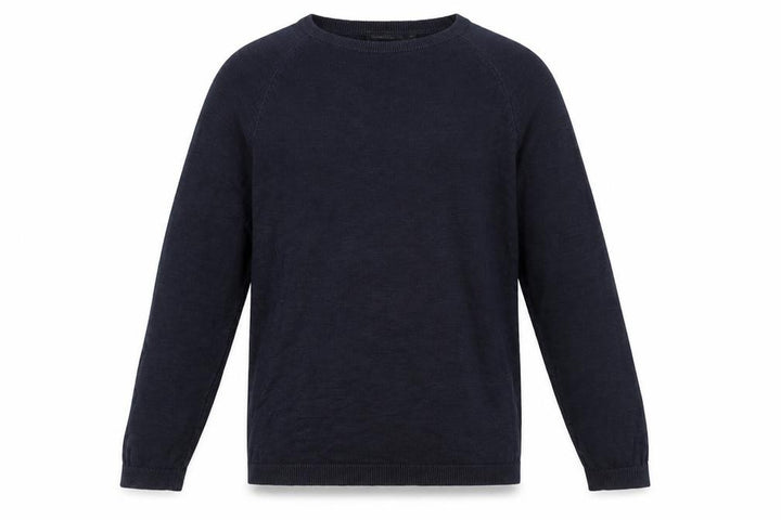 French Connection Men's Blue Cotton Crew Neck Pullover Jumper Size S