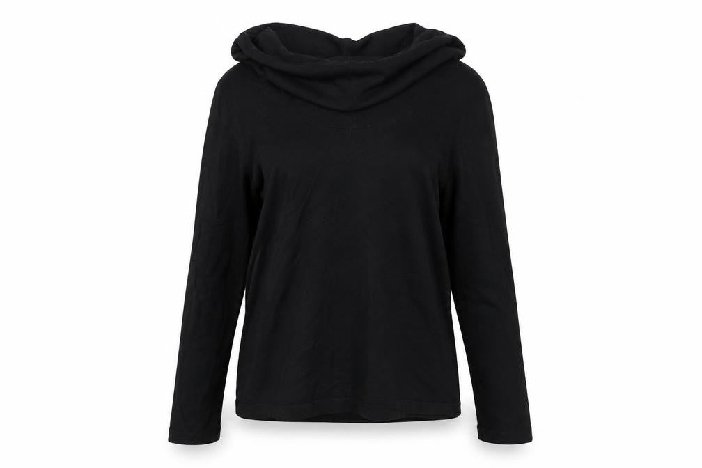 Phase Eight Women's Black Cowl Neck Long Sleeve Knit Jumper Size M