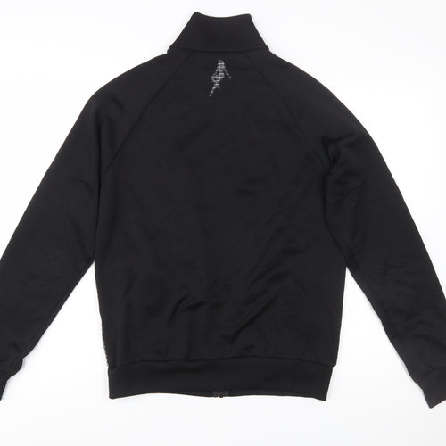Ben Sherman Mens Black Grey Full Zip Sweatshirt L Classic Fit