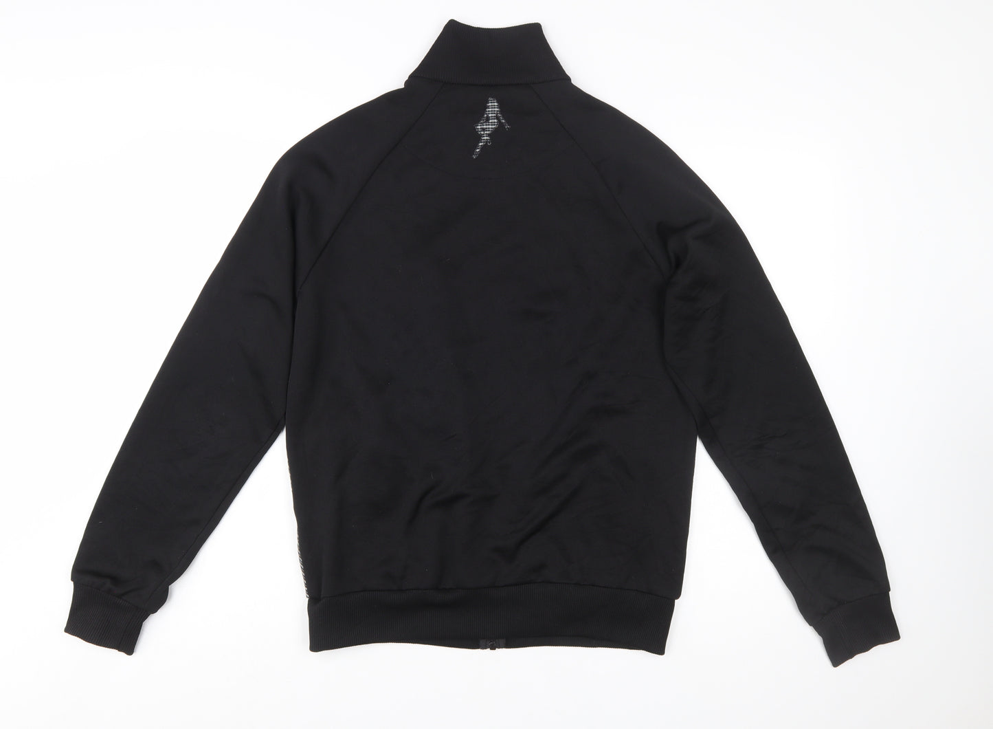 Ben Sherman Mens Black Grey Full Zip Sweatshirt L Classic Fit