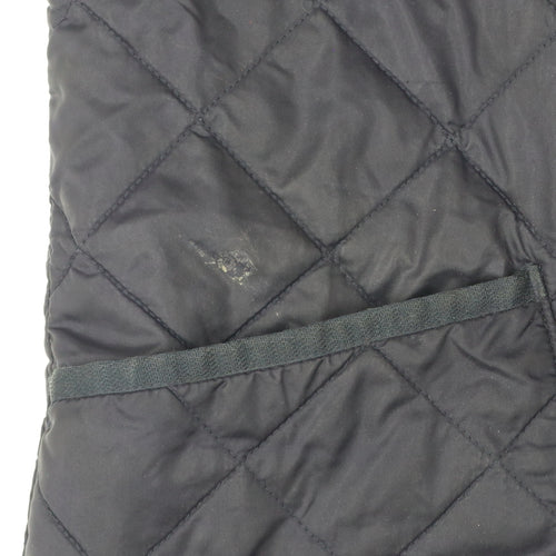 Barbour Men's Blue XS Quilted Jacket with Cord Collar